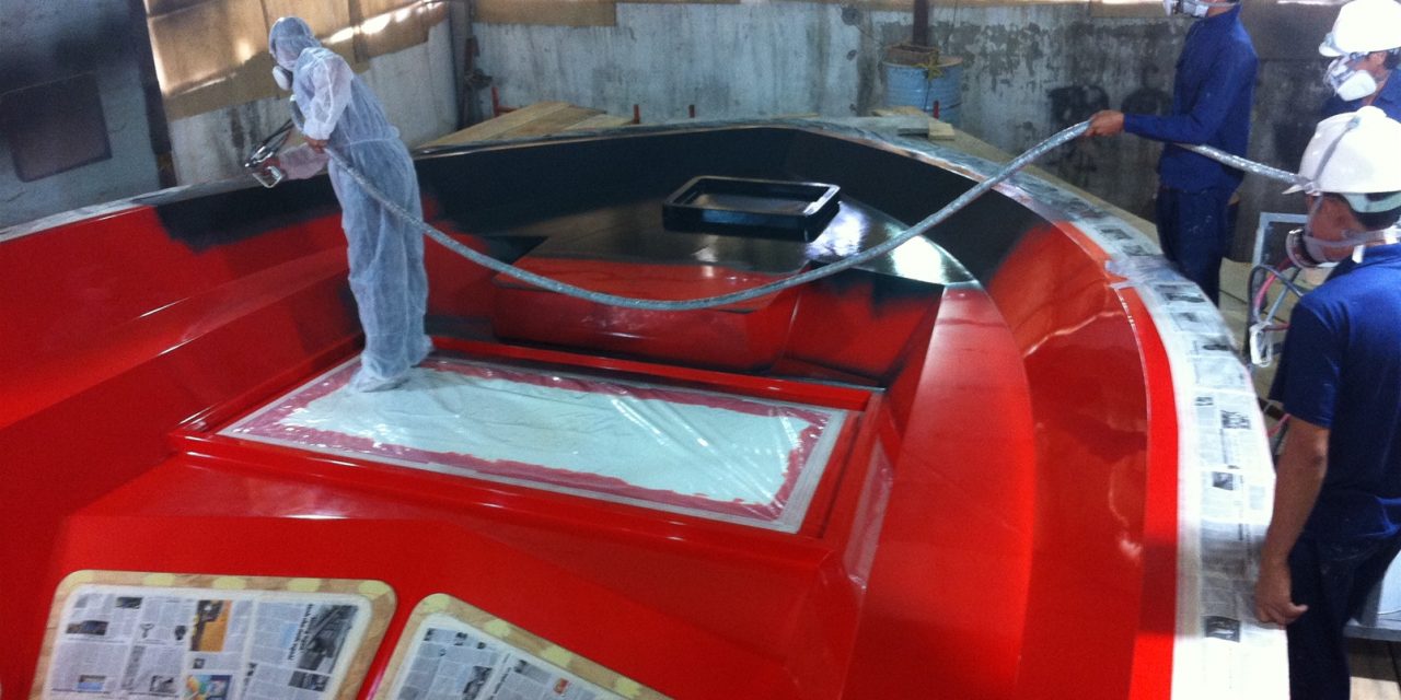 Công Nghệ Phun Nhựa – Gel -Sợi Bằng Máy Phun Composite Của Graco